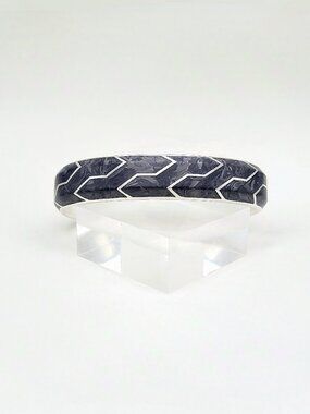 David Yurman Streamline Wide Cuff Bracelet w/ Forged Carbon - 14.5mm - Small